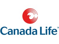 Canada life logo on a white background.